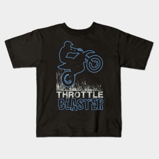 THROTTLE BLASTER MOTO Kids T-Shirt